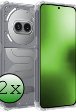 BASEY. BASEY. Nothing Phone (2a) Plus Hoesje Shockproof - Transparant - 2 PACK