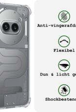 BASEY. BASEY. Nothing Phone (2a) Plus Hoesje Shockproof - Transparant