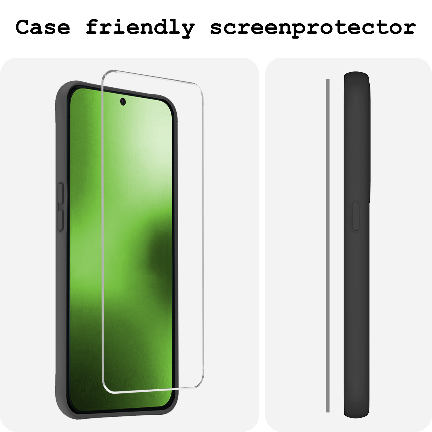 BASEY. BASEY. Nothing Phone (2a) Plus Screenprotector Glas - 2 PACK