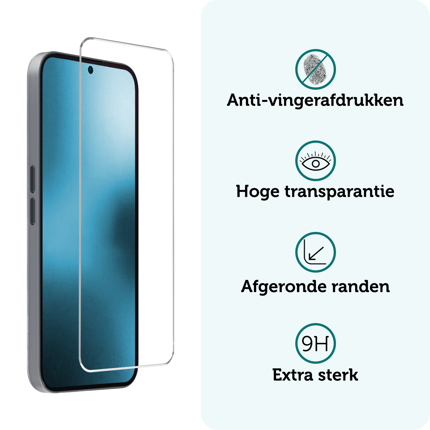 Forterra Forterra Nothing Phone (2a) Hoesje Siliconen Met Screenprotector - Transparant