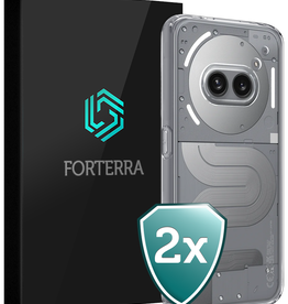 Forterra Forterra Nothing Phone (2a) Hoesje Siliconen - Transparant - 2 PACK