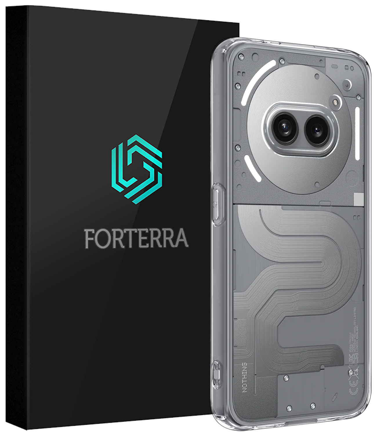 Forterra Forterra Nothing Phone (2a) Hoesje Siliconen - Transparant