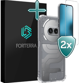 Forterra Forterra Nothing Phone (2a) Hoesje Shockproof Met 2x Screenprotector