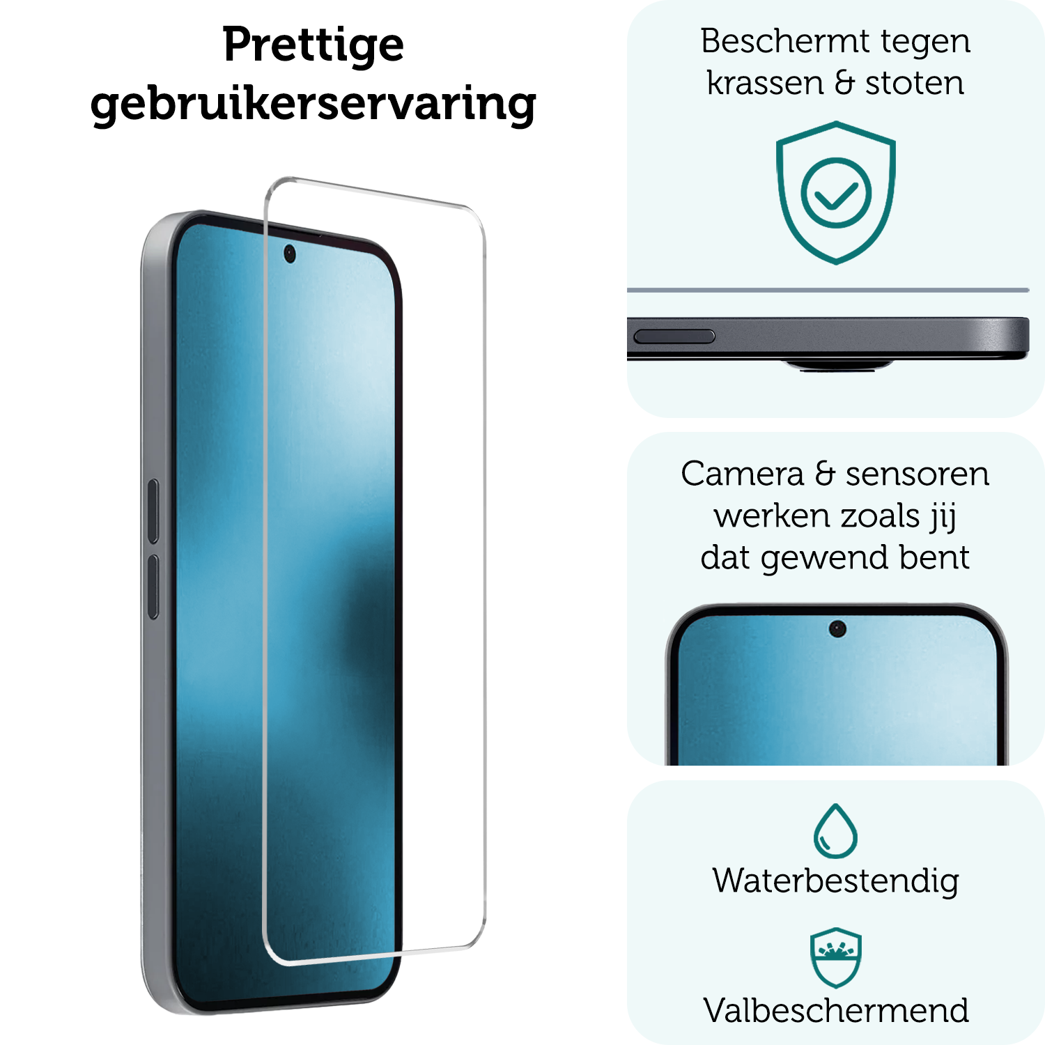 Forterra Forterra Nothing Phone (2a) Screenprotector Glas - 2 PACK