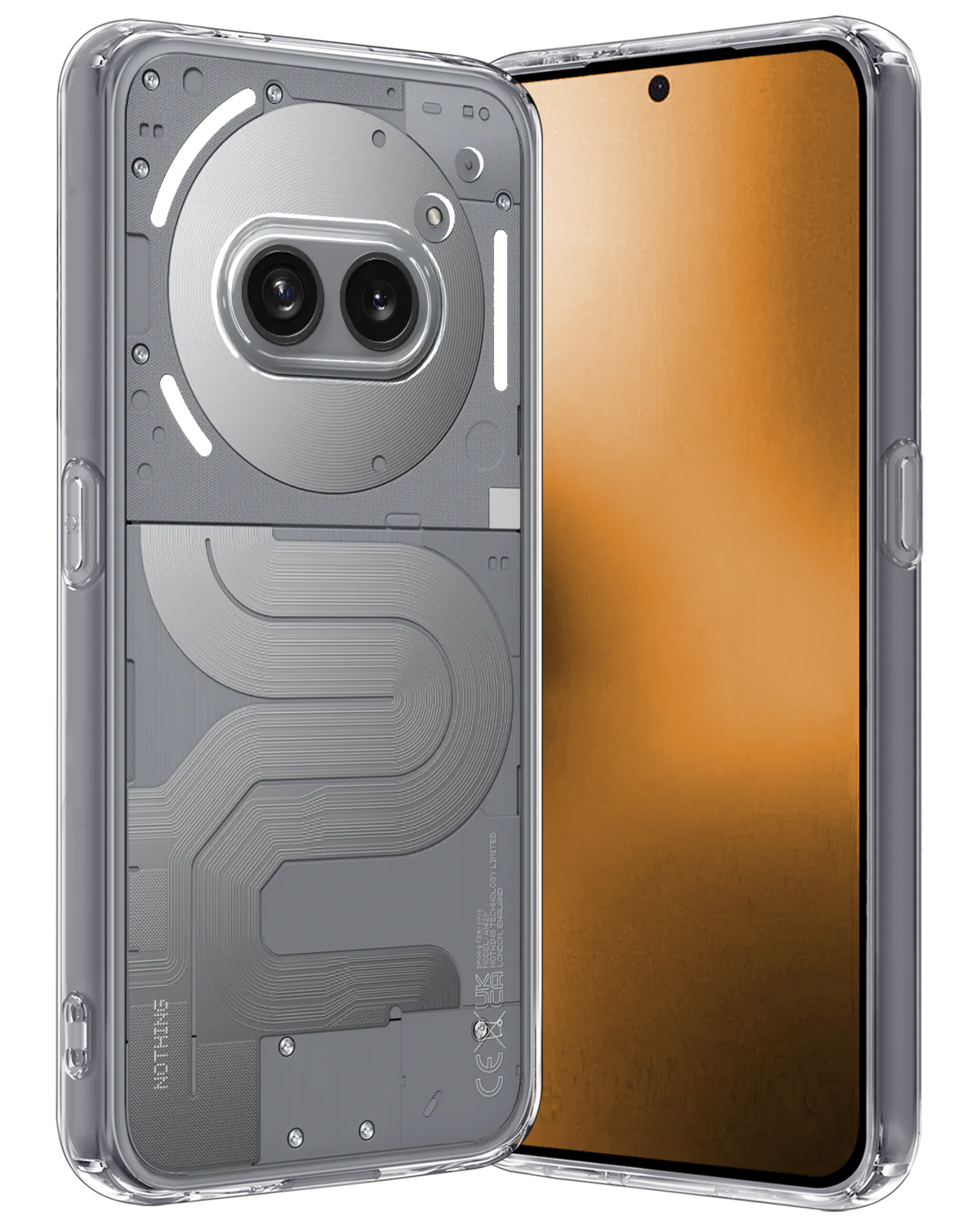 Nomfy Nomfy Nothing Phone (2a) Hoesje Siliconen - Transparant