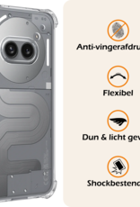 Nomfy Nomfy Nothing Phone (2a) Hoesje Shockproof - Transparant - 2 PACK