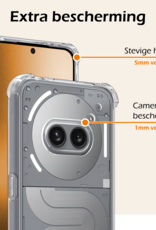 Nomfy Nomfy Nothing Phone (2a) Hoesje Shockproof - Transparant - 2 PACK