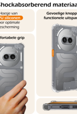 Nomfy Nomfy Nothing Phone (2a) Hoesje Shockproof - Transparant - 2 PACK