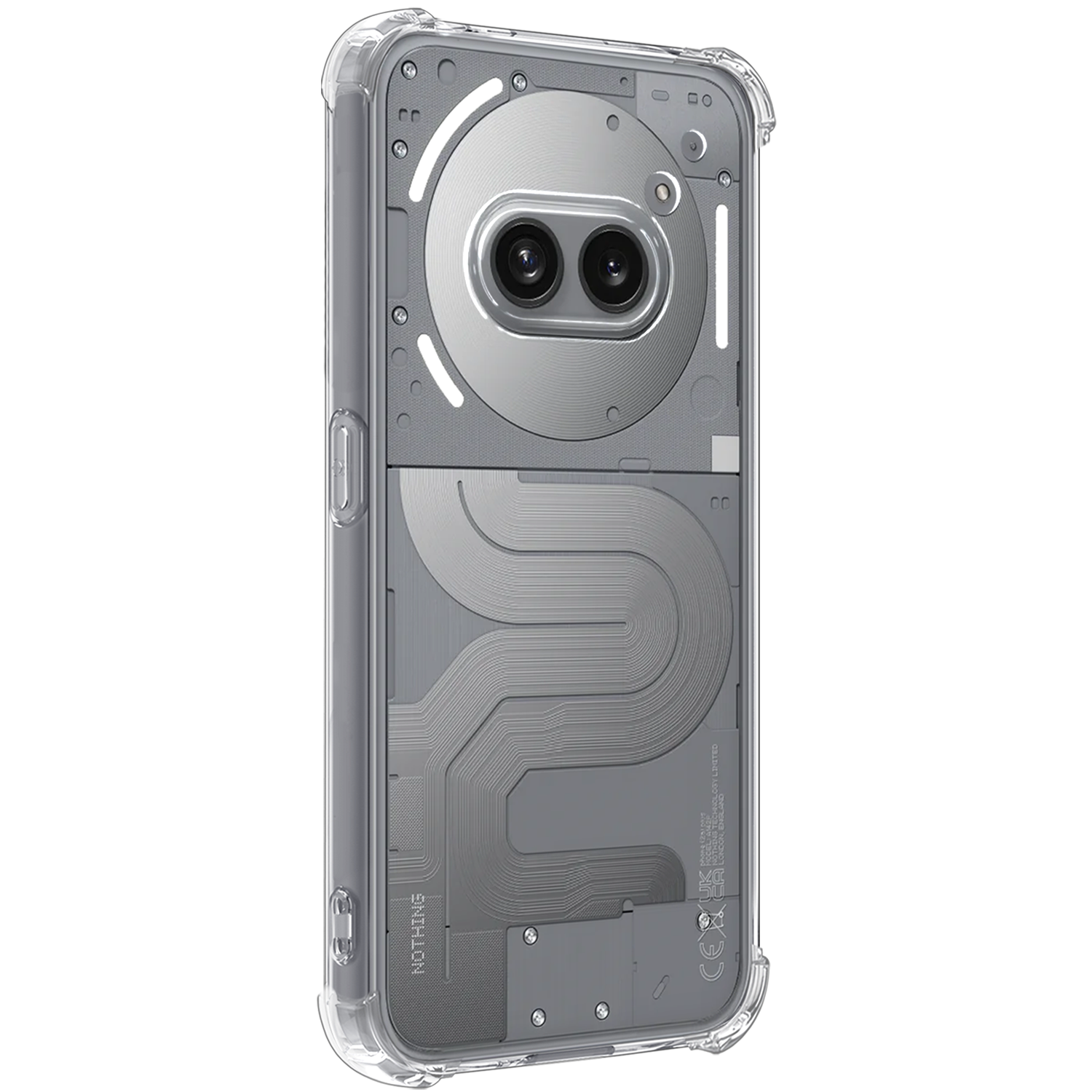 Nomfy Nomfy Nothing Phone (2a) Hoesje Shockproof - Transparant - 2 PACK