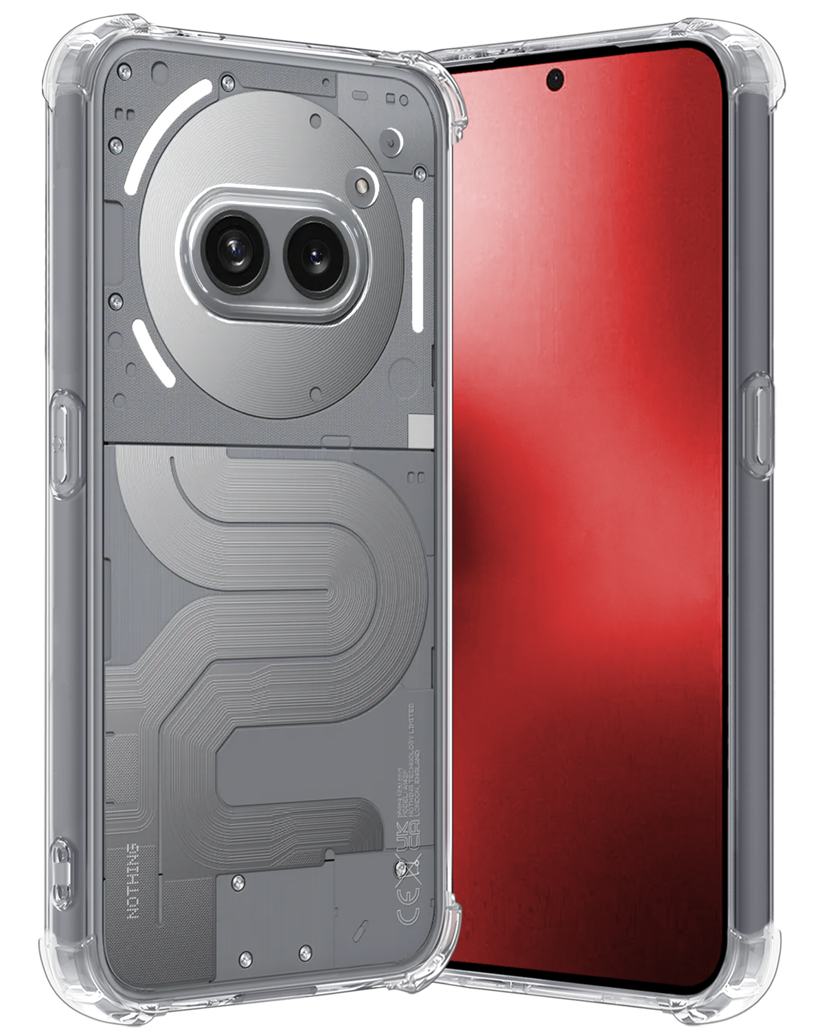 NoXx NoXx Nothing Phone (2a) Hoesje Shockproof - Transparant