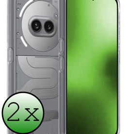 BASEY. BASEY. Nothing Phone (2a) Hoesje Siliconen - Transparant - 2 PACK