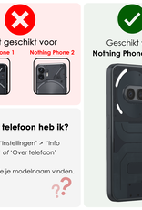 NoXx NoXx Nothing Phone (2a) Plus Hoesje Shockproof - Transparant - 2 PACK