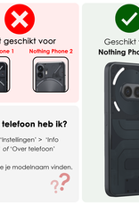 NoXx NoXx Nothing Phone (2a) Hoesje Siliconen - Transparant - 2 PACK