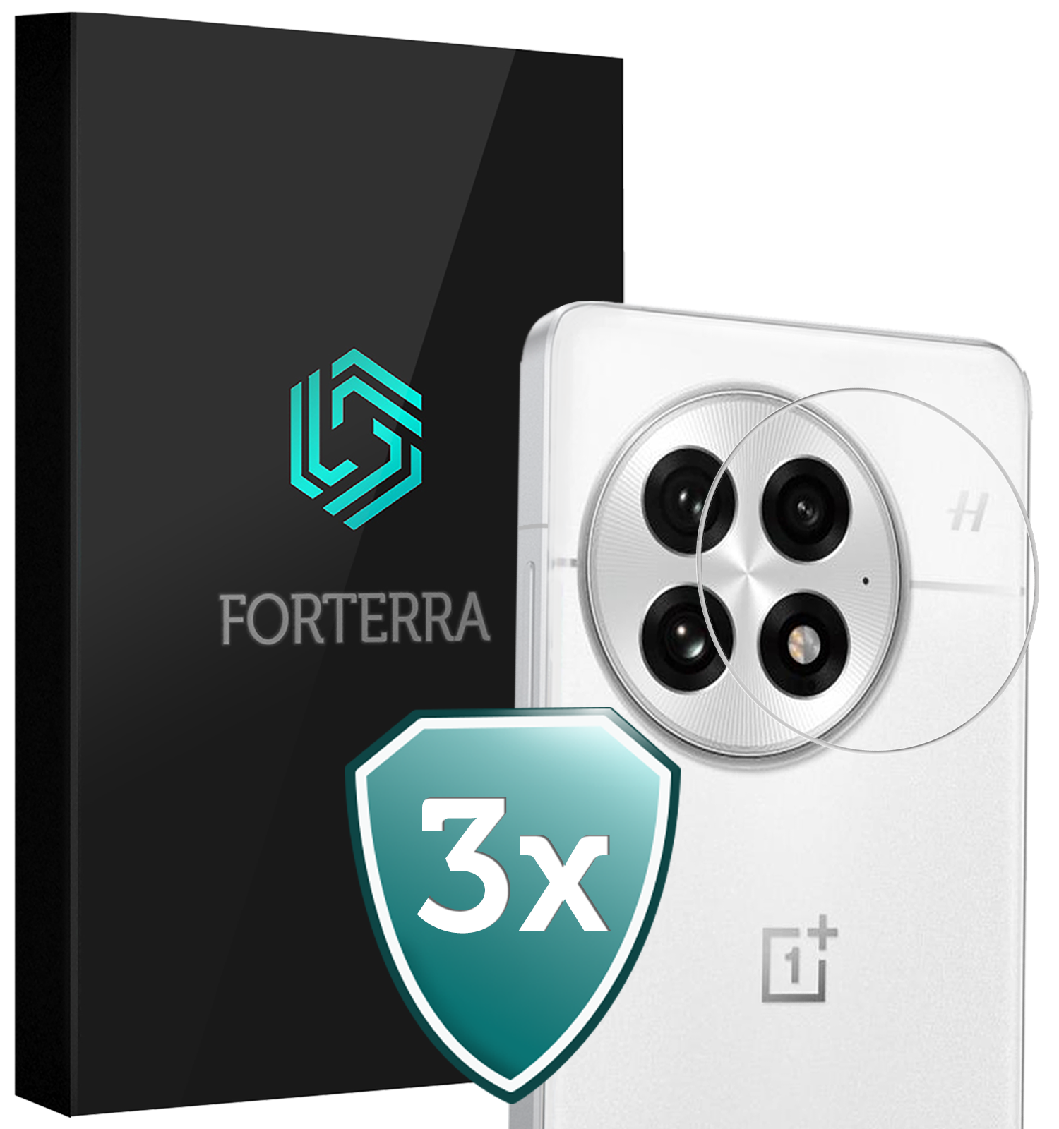 Forterra Forterra OnePlus 13 Camera Screenprotector - 3 PACK