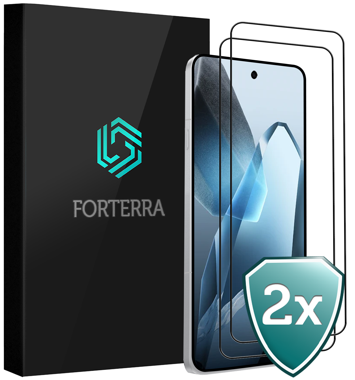 Forterra Forterra OnePlus 13 Screenprotector Full Cover - 2 PACK