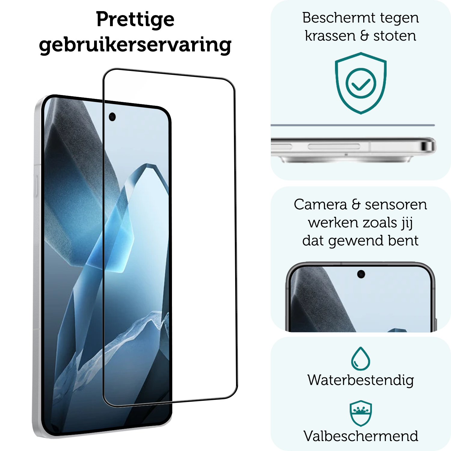 Forterra Forterra OnePlus 13 Screenprotector Full Cover - 2 PACK