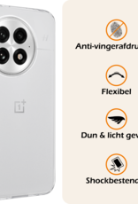 Nomfy Nomfy OnePlus 13 Hoesje Siliconen Met Screenprotector - Transparant