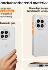 Nomfy Nomfy OnePlus 13 Hoesje Siliconen Met Screenprotector - Transparant