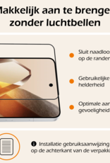 Nomfy Nomfy OnePlus 13 Hoesje Siliconen Met Screenprotector - Transparant