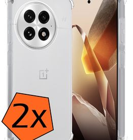 Nomfy Nomfy OnePlus 13 Hoesje Shockproof - Transparant - 2 PACK