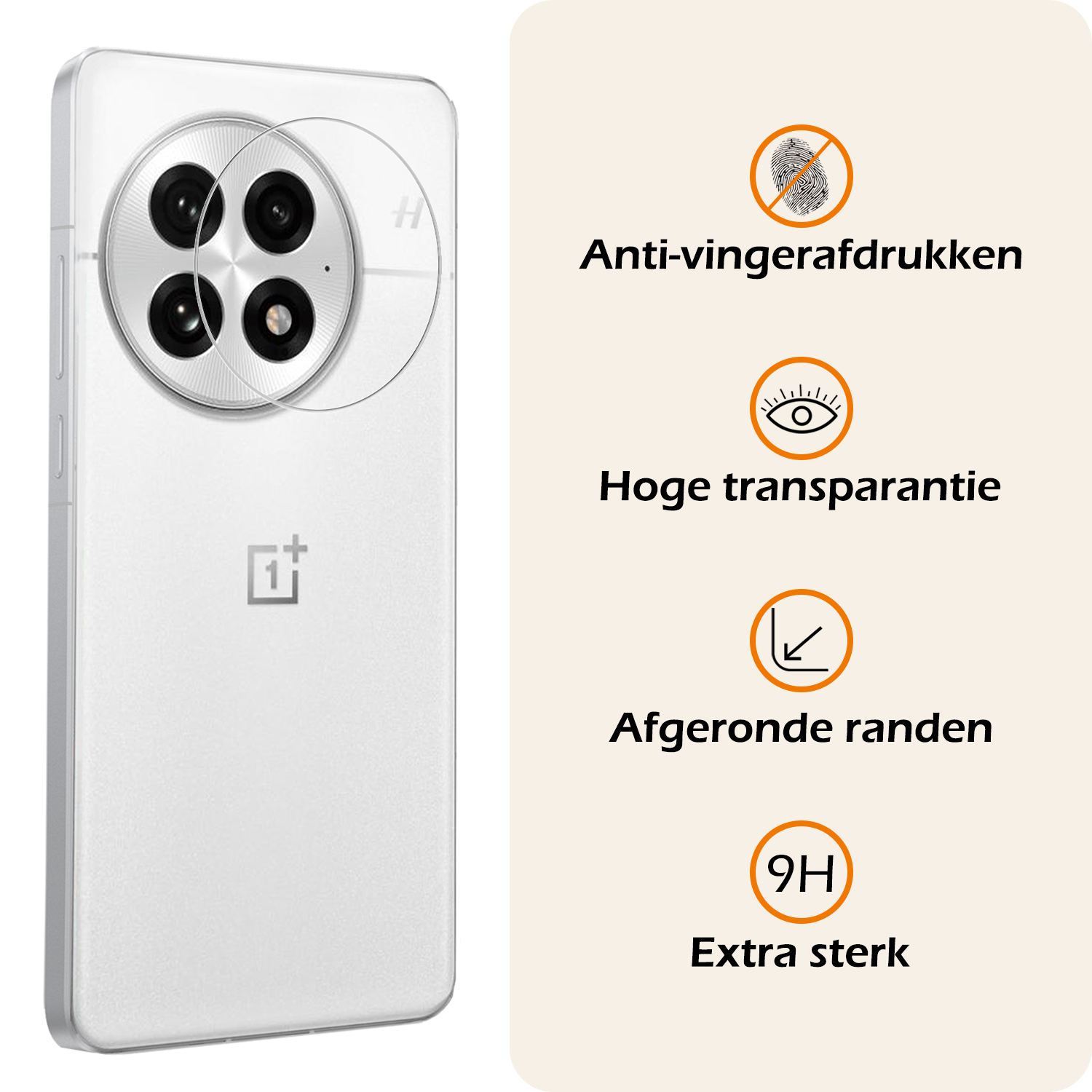 Nomfy Nomfy OnePlus 13 Camera Screenprotector - 3 PACK