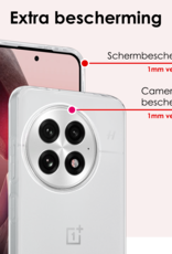 NoXx NoXx OnePlus 13 Hoesje Siliconen - Transparant - 2 PACK