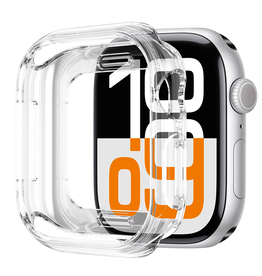 Nomfy Nomfy Apple Watch Series 10 Hoesje Siliconen Transparant - 46 mm