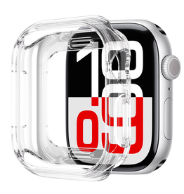 NoXx NoXx Apple Watch Series 9 Hoesje Siliconen Transparant - 45 mm