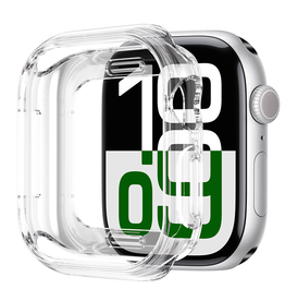 BASEY. BASEY. Apple Watch Series 9 Hoesje Siliconen Transparant - 45 mm