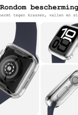 BASEY. BASEY. Apple Watch Series 9 Hoesje Siliconen Transparant - 45 mm
