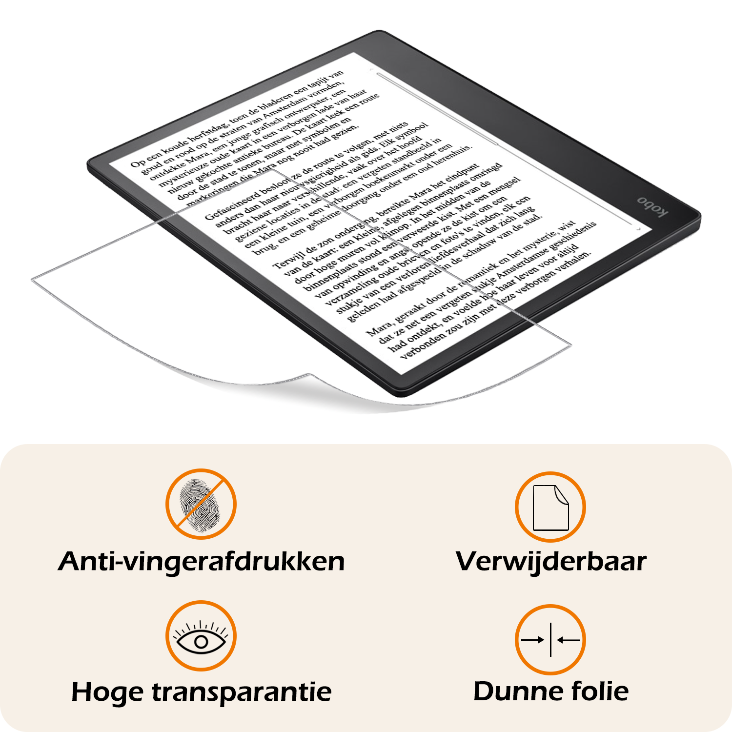 Nomfy Nomfy Kobo Elipsa 2E Schermfolie - 2 PACK