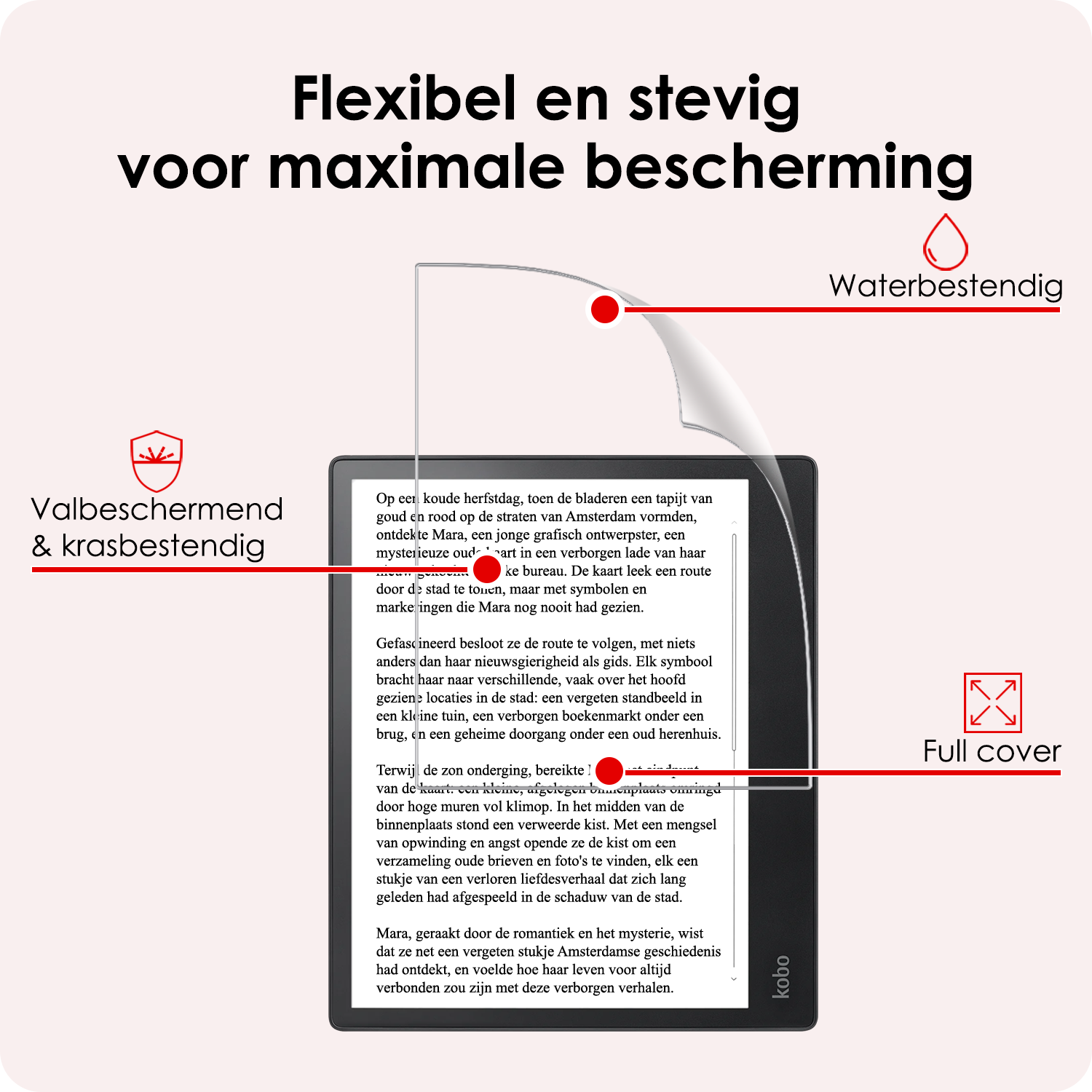NoXx NoXx Kobo Elipsa 2E Schermfolie - 2 PACK