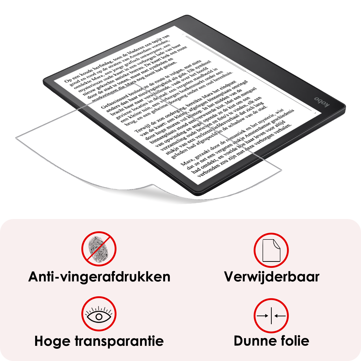 NoXx NoXx Kobo Elipsa 2E Schermfolie - 2 PACK