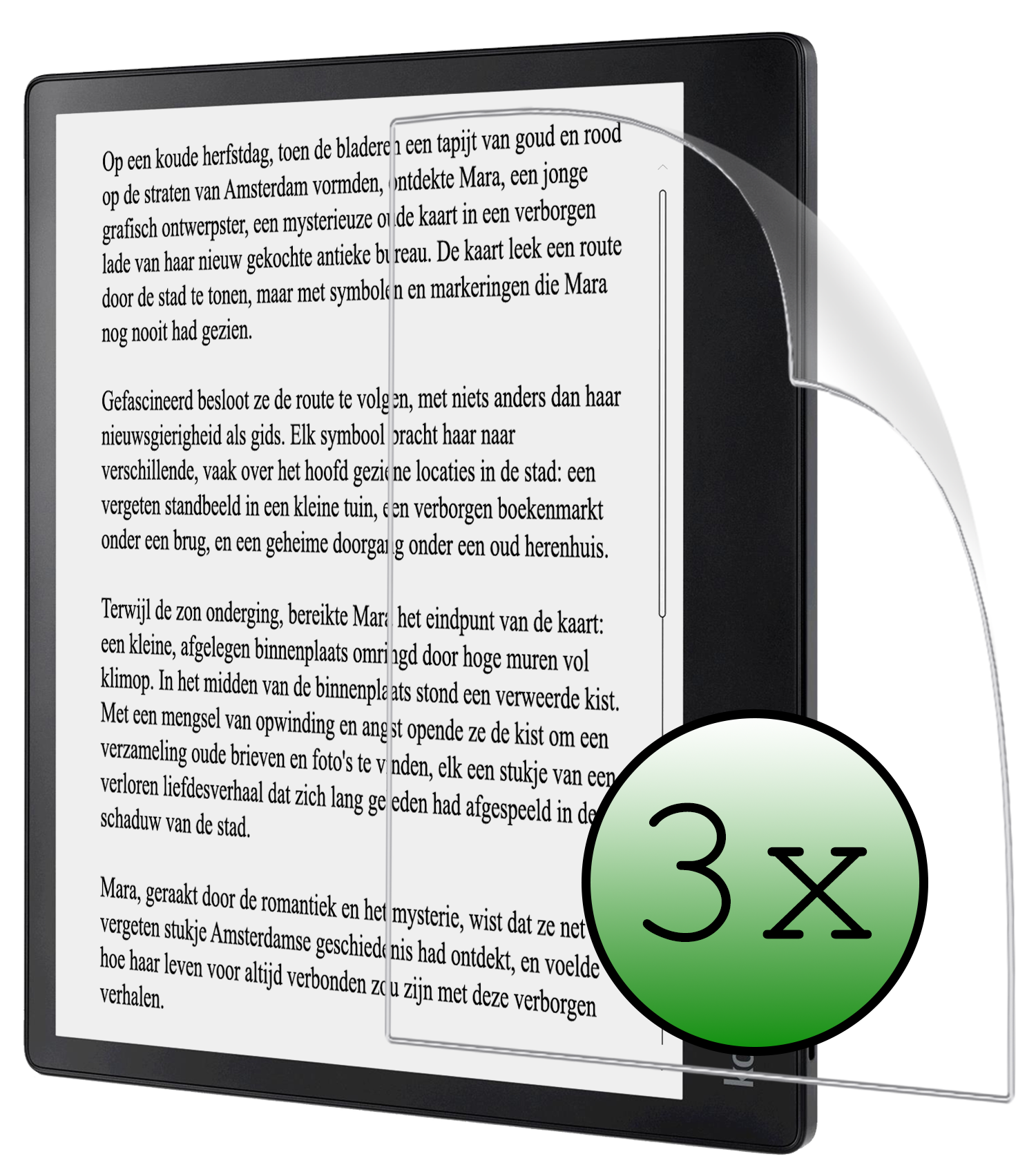 BASEY. BASEY. Kobo Elipsa 2E Schermfolie - 3 PACK