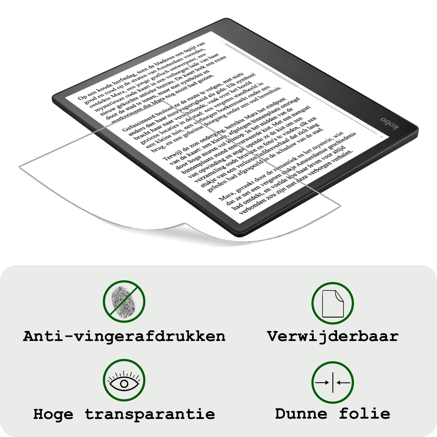 BASEY. BASEY. Kobo Elipsa 2E Schermfolie - 3 PACK