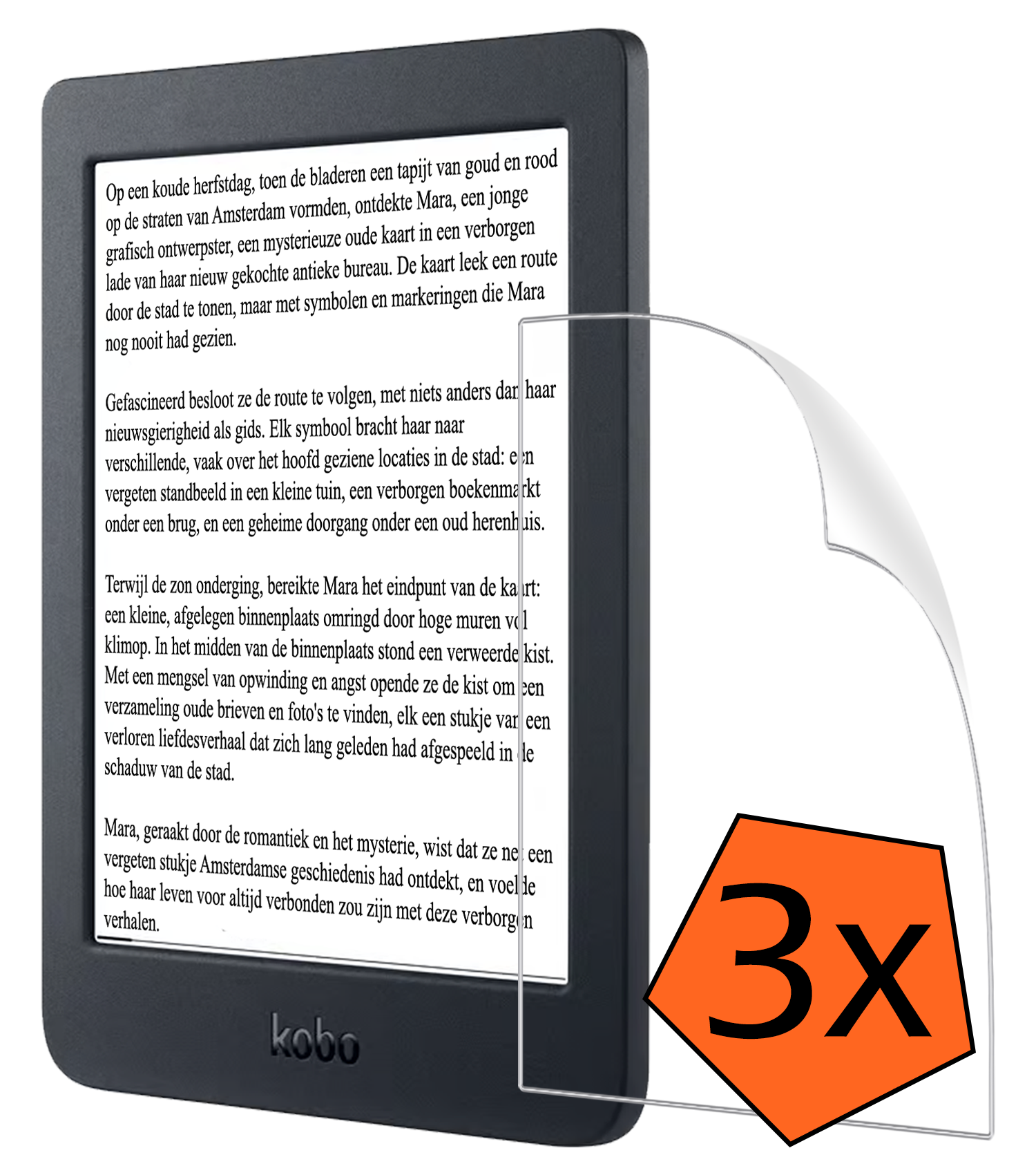 Nomfy Nomfy Kobo Nia Schermfolie - 3 PACK