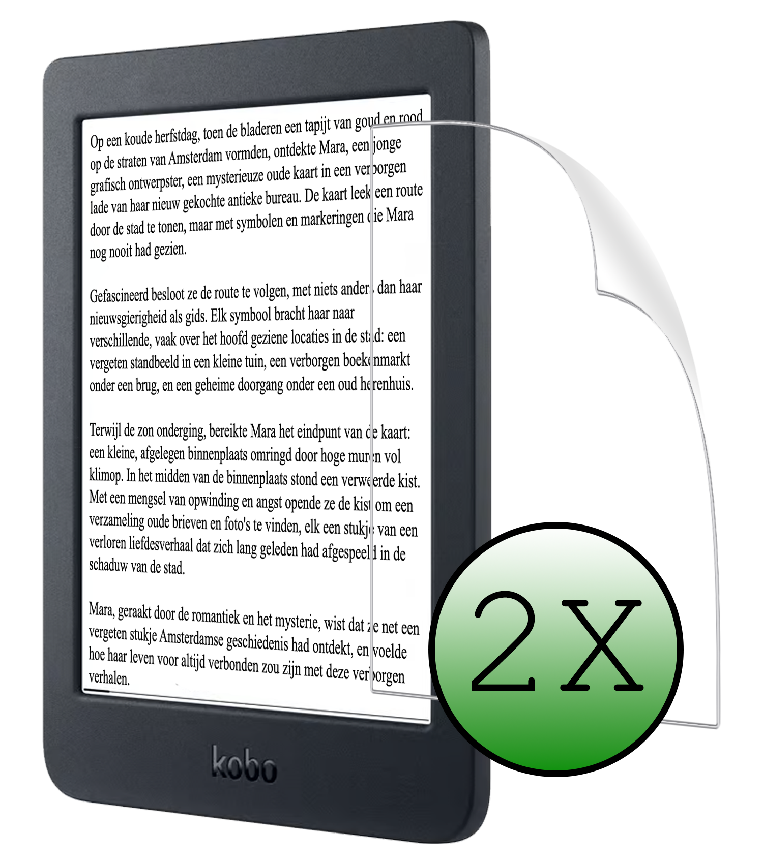 BASEY. BASEY. Kobo Nia Schermfolie - 2 PACK