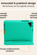 Nomfy Nomfy Samsung Galaxy Tab A9 Plus Kinderhoes Met 2x Screenprotector - Turquoise