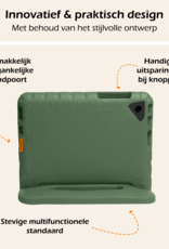 Nomfy Nomfy Samsung Galaxy Tab A9 Plus Kinderhoes Met 2x Screenprotector - Donkergroen