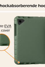 Nomfy Nomfy Samsung Galaxy Tab A9 Plus Kinderhoes Met 2x Screenprotector - Donkergroen
