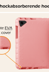 Nomfy Nomfy Samsung Galaxy Tab A9 Plus Kinderhoes Met Screenprotector - Zalm