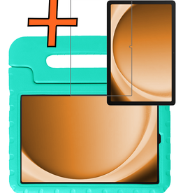 Nomfy Nomfy Samsung Galaxy Tab A9 Plus Kinderhoes Met Screenprotector - Turquoise