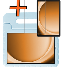 Nomfy Nomfy Samsung Galaxy Tab A9 Plus Kinderhoes Met Screenprotector - Sky