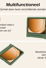 Nomfy Nomfy Samsung Galaxy Tab A9 Plus Kinderhoes Met Screenprotector - Donkergroen