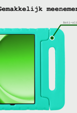 BASEY. BASEY. Samsung Galaxy Tab A9 Plus Kinderhoes Met Screenprotector - Turquoise