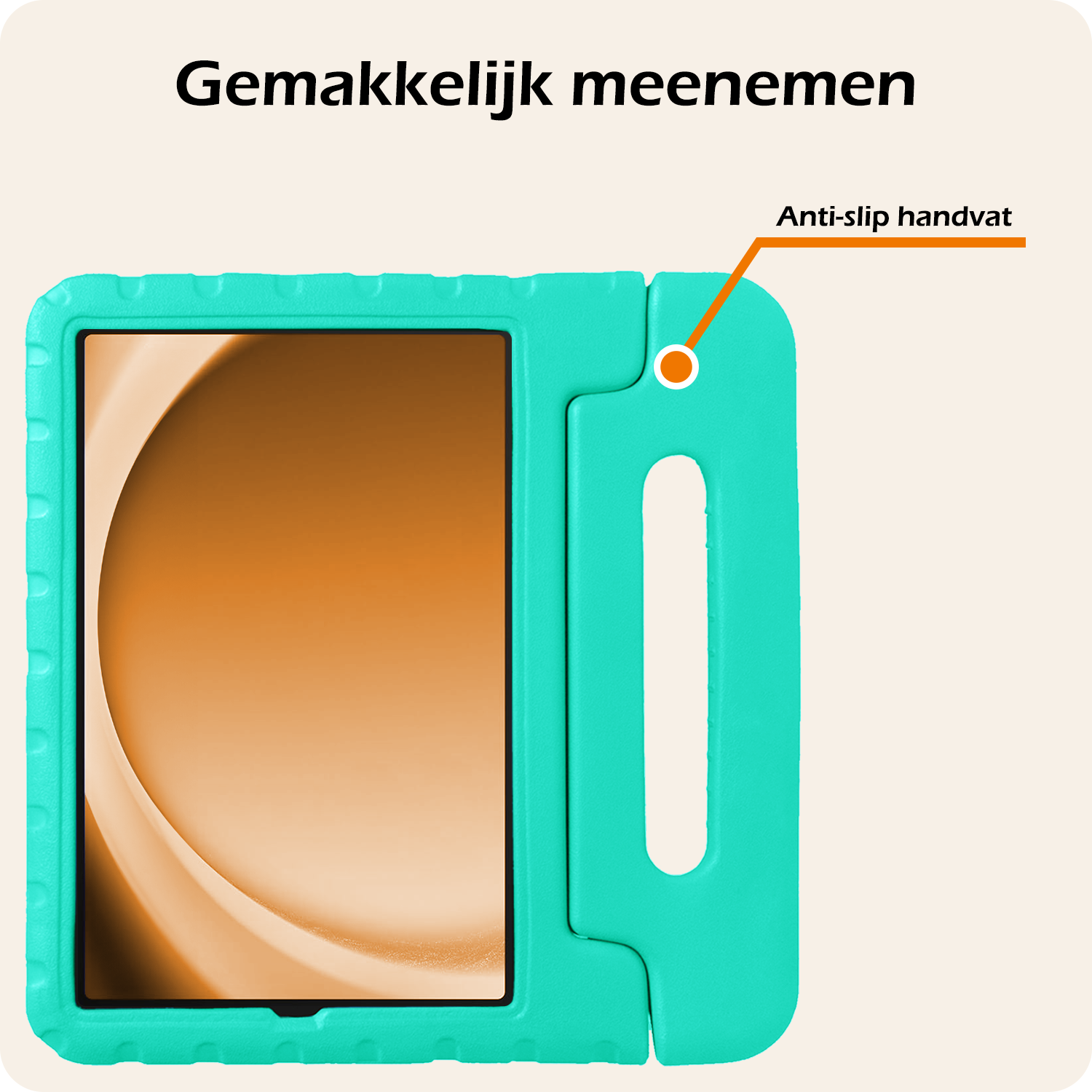 Nomfy Nomfy Samsung Galaxy Tab A9 Plus Kinderhoes - Turquoise