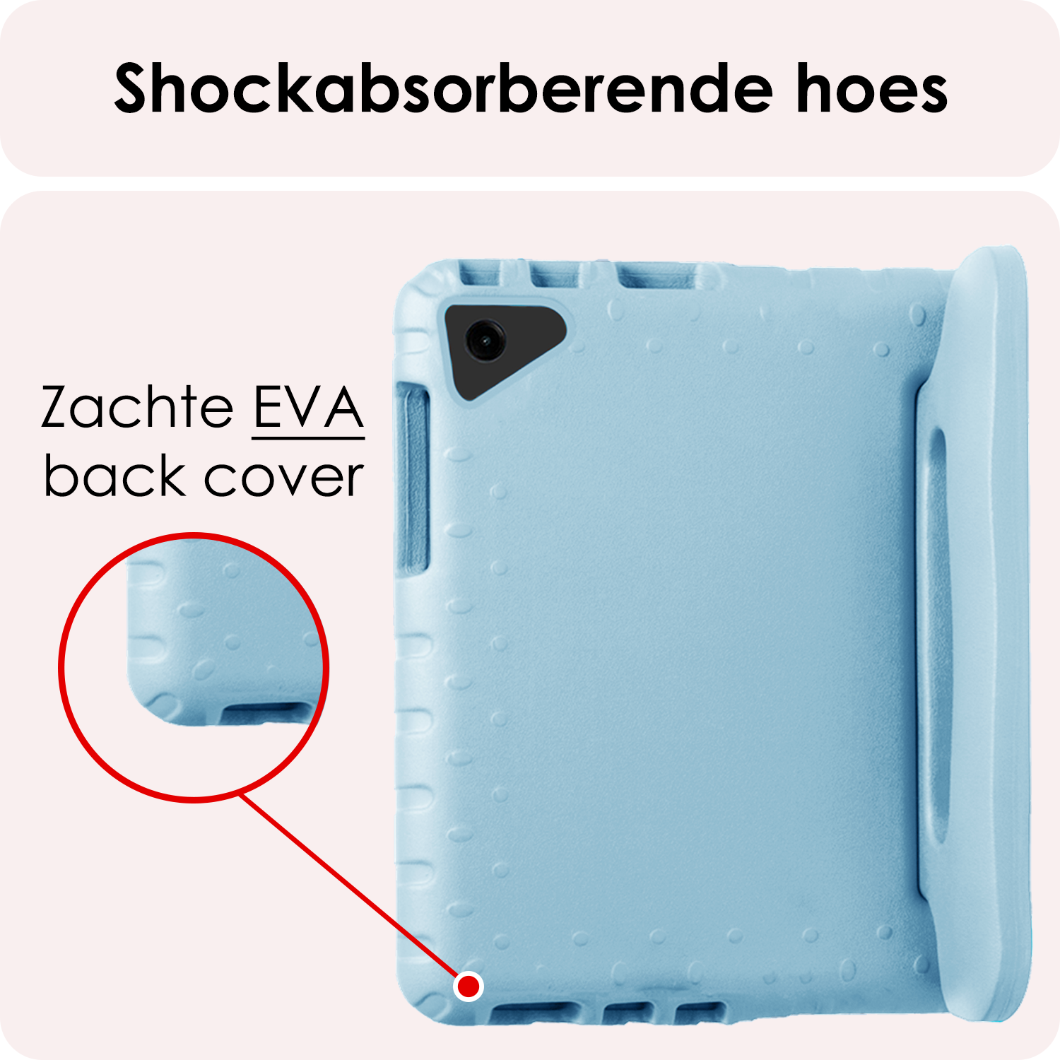 NoXx NoXx Samsung Galaxy Tab A9 Plus Kinderhoes Met Screenprotector - Sky