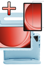 NoXx NoXx Samsung Galaxy Tab A9 Plus Kinderhoes Met Screenprotector - Sky