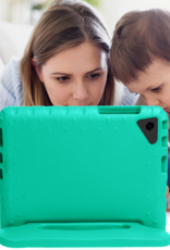 NoXx NoXx Samsung Galaxy Tab A9 Plus Kinderhoes Met Screenprotector - Turquoise