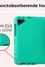 NoXx NoXx Samsung Galaxy Tab A9 Plus Kinderhoes Met Screenprotector - Turquoise